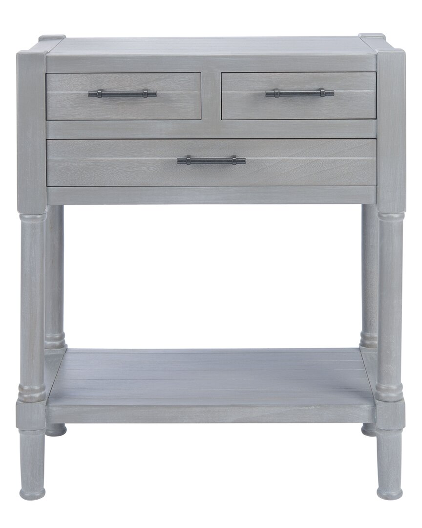 Safavieh Couture Filbert 3 Drawer Console Table In White