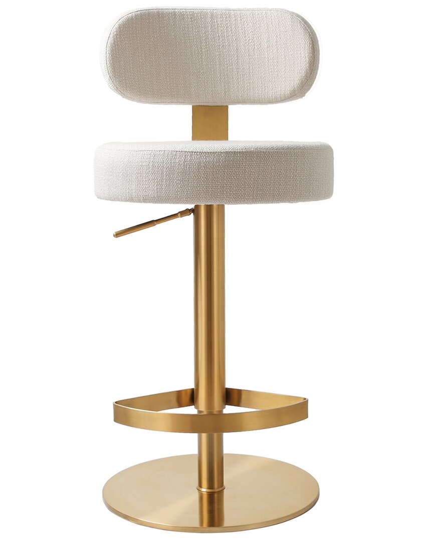 Tov Furniture Primrose Textured Performance Adjustable Stool