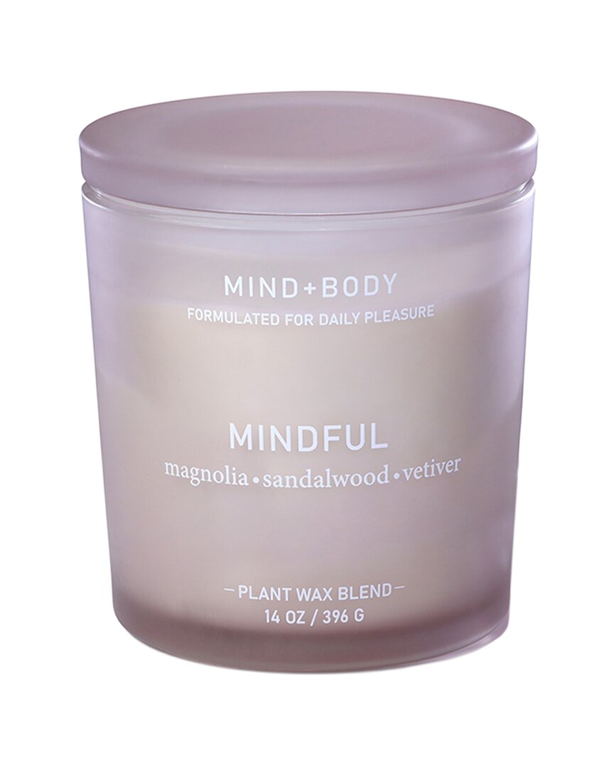 Levitate Candles Mind &  Body/mindful 14oz Candle In Pink