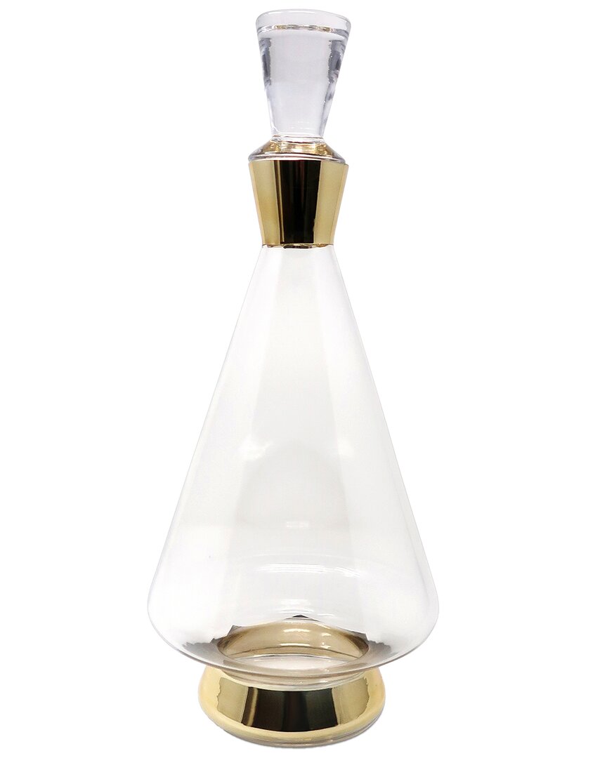 Vivience Glass Decanter With Accents