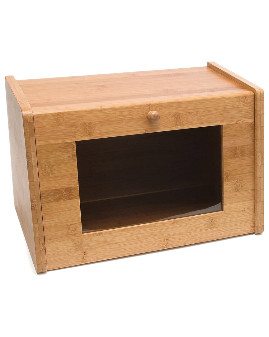 LIPPER LIPPER INTERNATIONAL BAMBOO BREAD BOX WITH ACRYLIC WINDOW