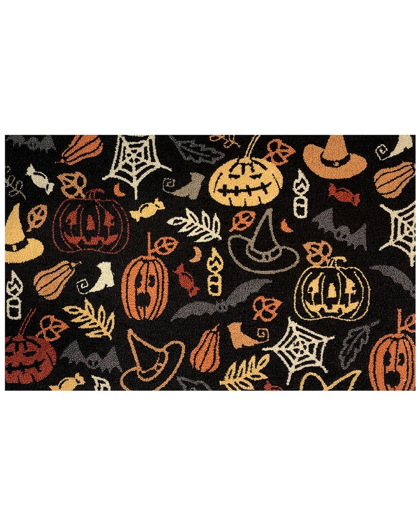 The Rug Market Halloween Icon 30x48in Doormat In Grey