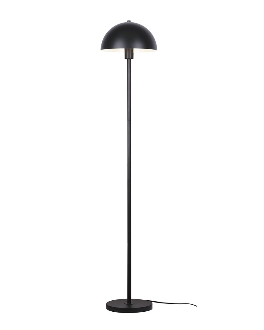 Kenroy Home Vega Dome Floor Lamp In Black