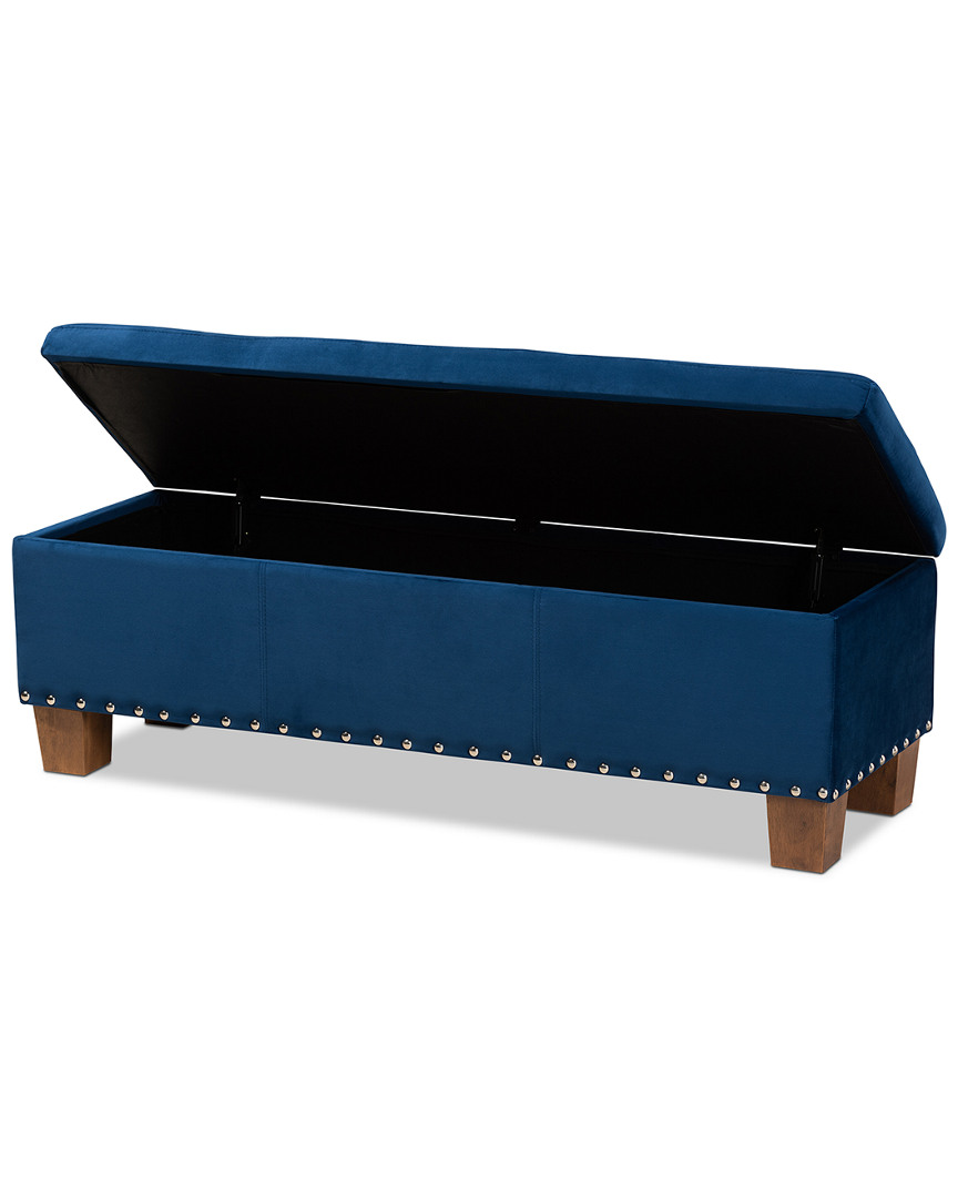 Baxton Studio Hannah Button-storage Ottoman Bench