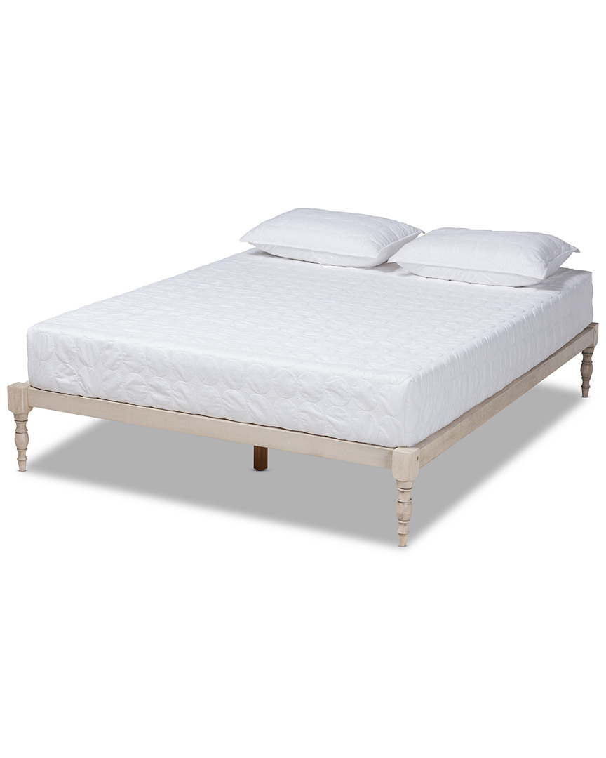Baxton Studio Iseline Queen Size Platform Bed Frame