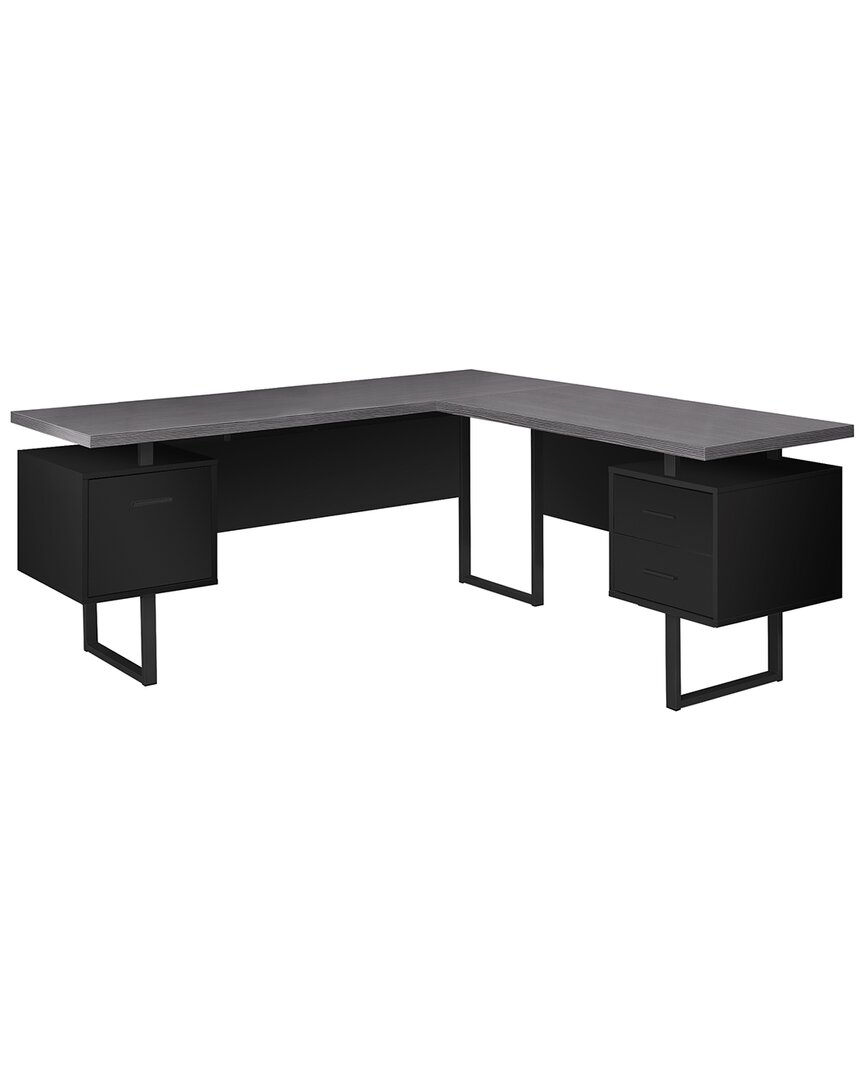 Monarch Specialties L-shaped Computer Desk In Black