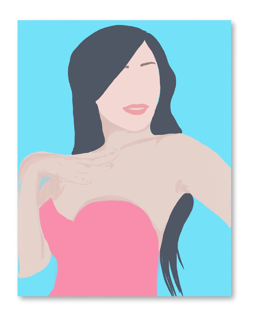 COURTSIDE MARKET COURTSIDE MARKET BEAUTIFUL GIRL CANVAS WALL ART