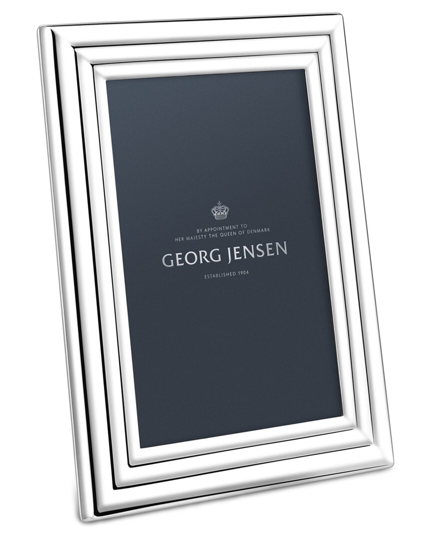 Georg Jensen Legacy 4x6 Picture Frame In Silver