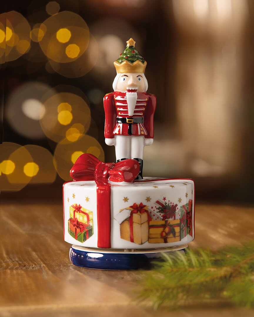 Villeroy & Boch Nostalgic Melody Turning Nutcracker Figurine Waltz Of The Flowers In Multi