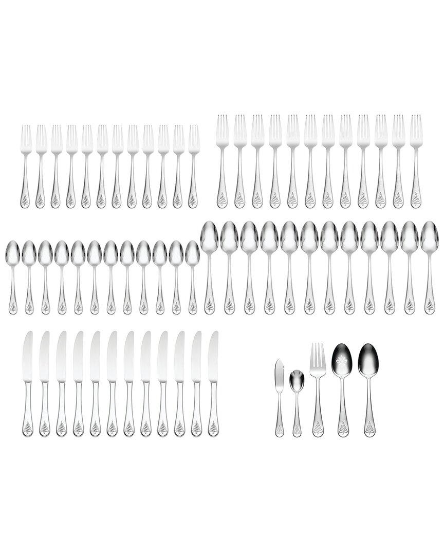 Lenox Noella 65pc Flatware Set In Silver