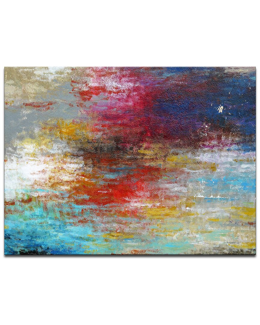 Ready2hangart Strange Currents Wrapped Canvas Wall Art By Norman Wyatt