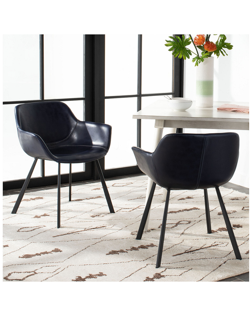 Safavieh Arlo Set Of 2 Mid-century Dining Chairs