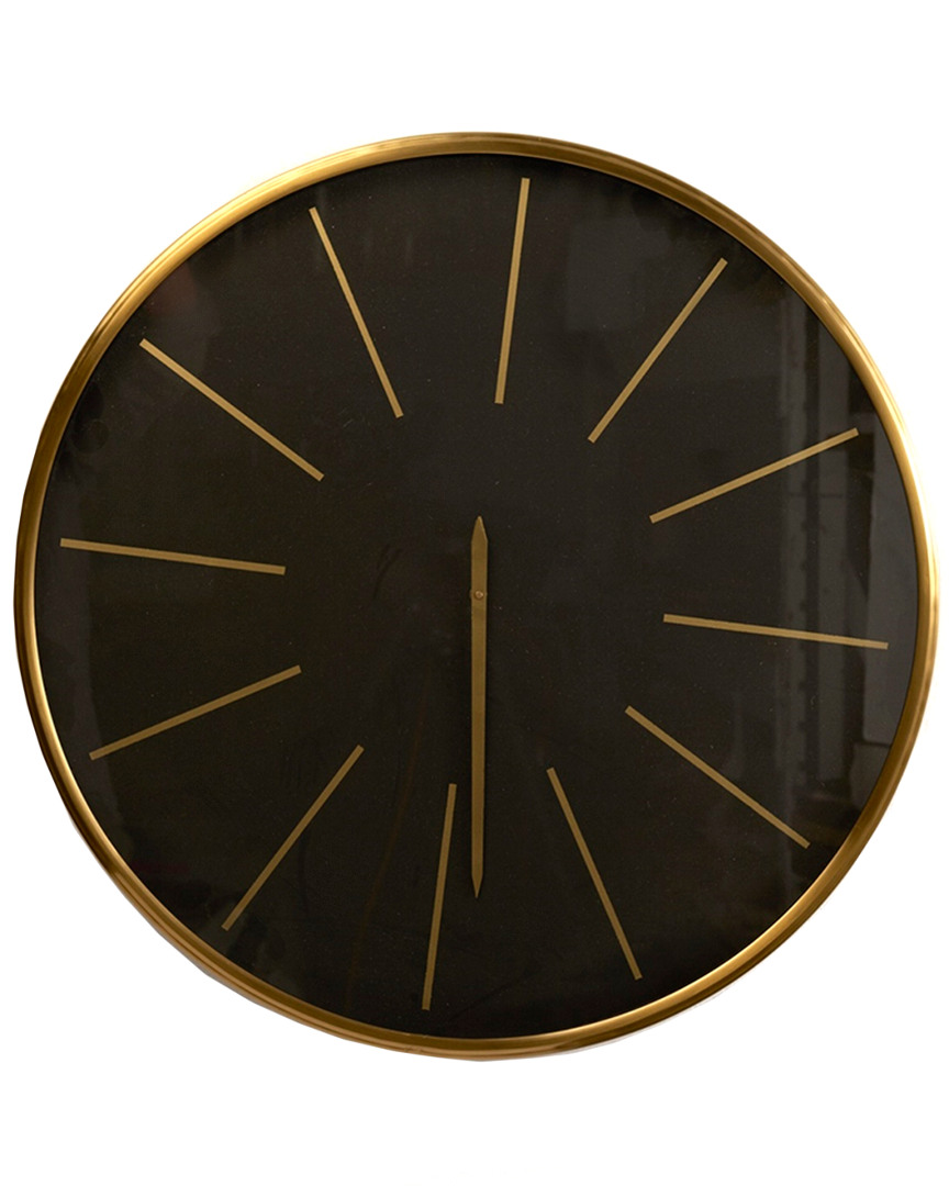Bidkhome Black & Gold Clock