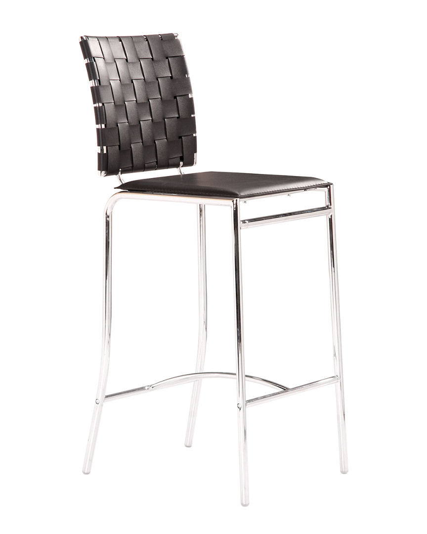 Zuo Set Of 2 Criss Cross Counter Chairs