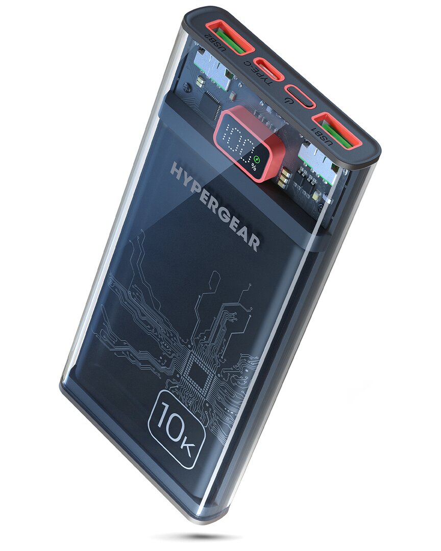 Hypergear Clearcharge 10000mah Transparent Pd Power Bank