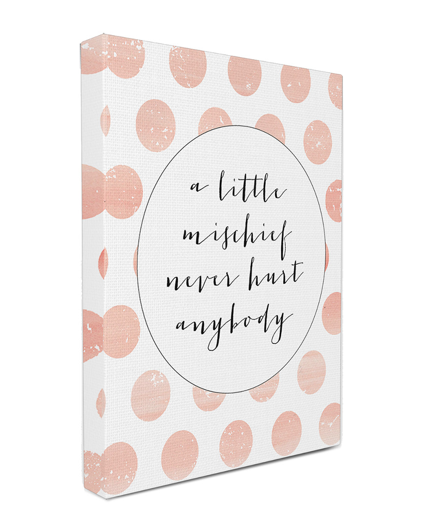 Stupell Little Mischief Never Hurt Anybody Canvas Wall Art By Lulusimonstudio
