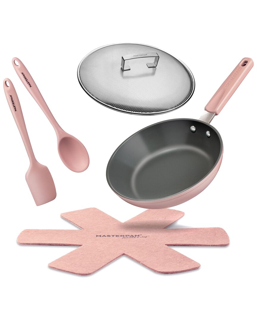 Shop Masterpan Ceramic Clay Nonstick 3pc Cookware Set