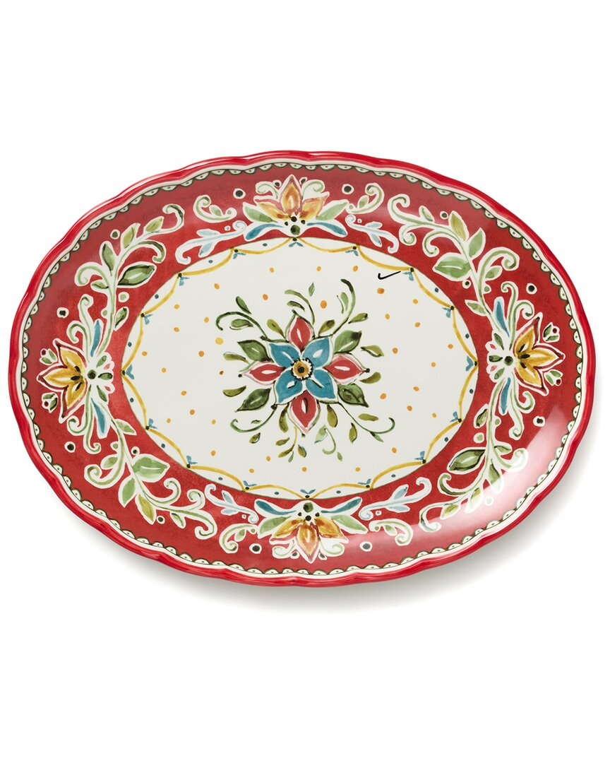 Certified International Provence Oval Platter In Multi