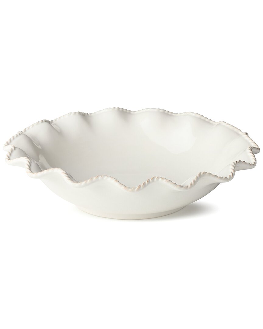 Certified International Heritage Serving Bowl In White