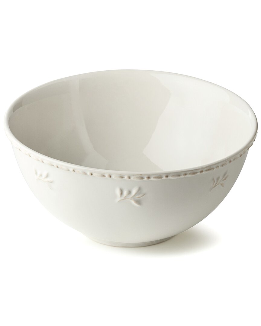 Certified International Heritage Large Mixing Bowl In White