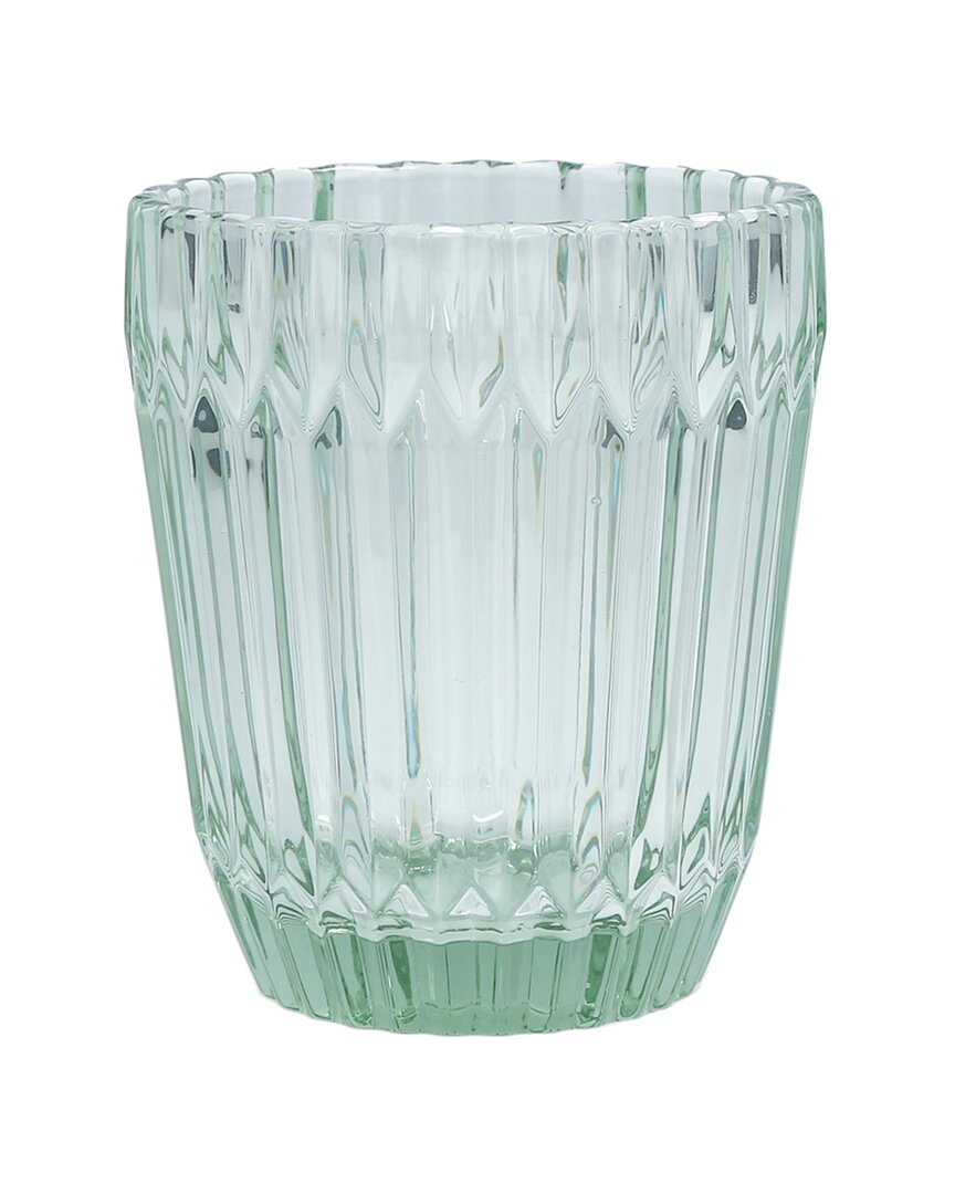 Fortessa Archie Set Of 6 Double Old Fashioned Glasses In Green