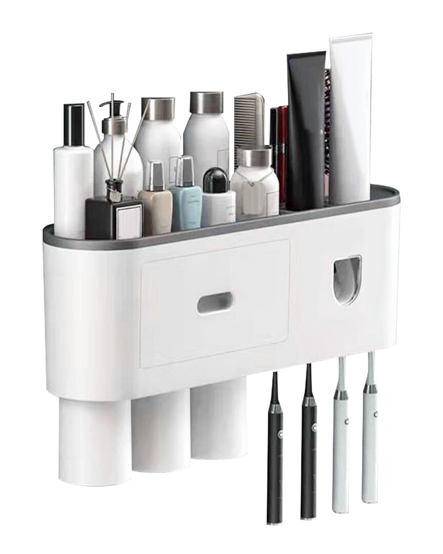 Fresh Fab Finds Imountek Wall Mount Toothbrush Holder In White