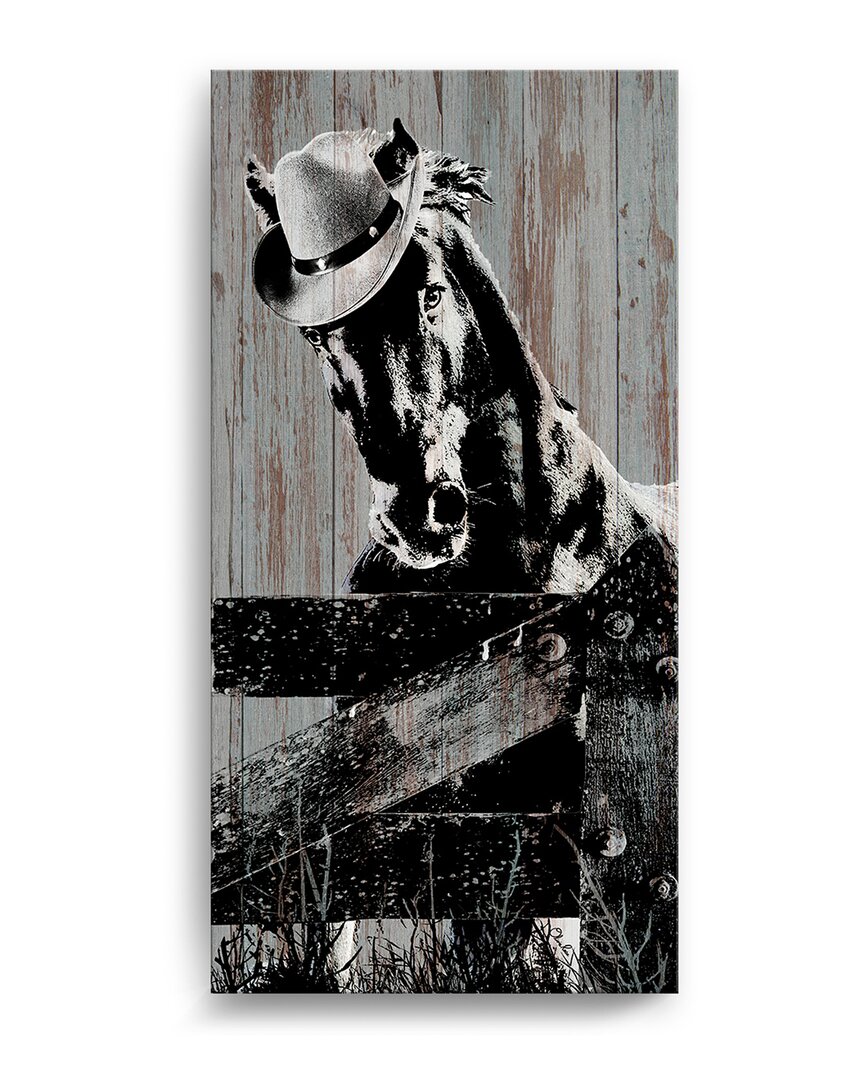 Ready2hangart Charming Horse Wrapped Canvas Wall Art By Olivia Rose