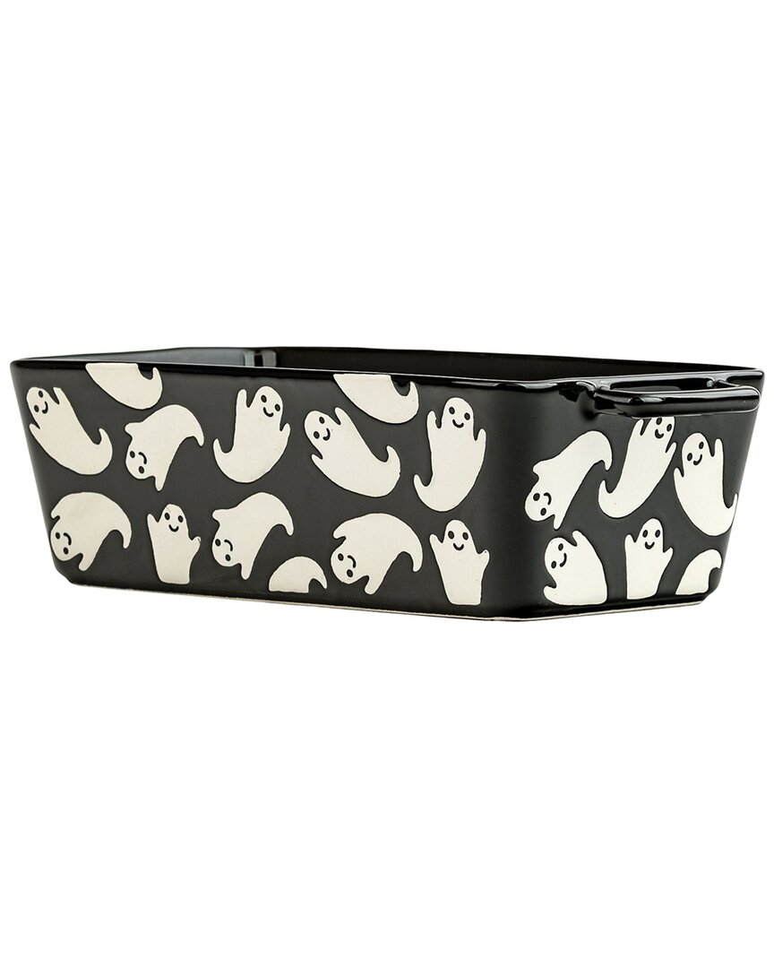 10 Strawberry Street Flying Ghost Bakeware Loaf Pan In Black