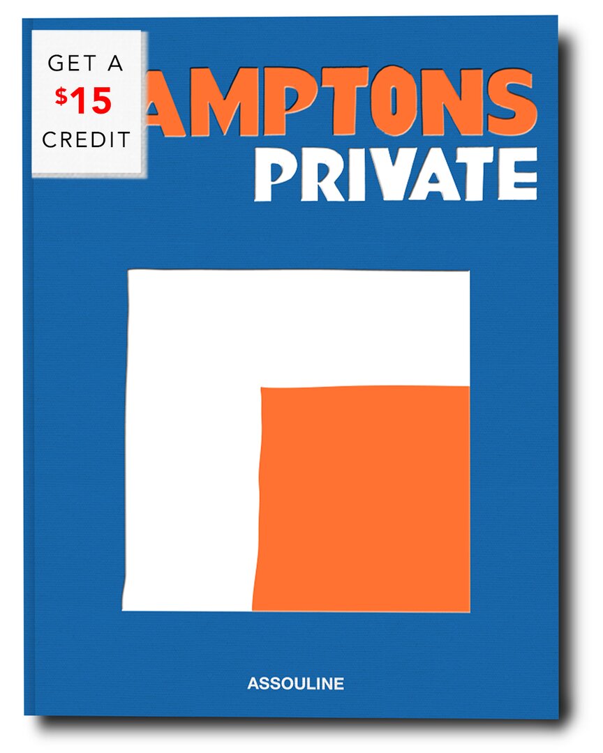 Assouline Hamptons Private By Dan Rattiner With $15 Credit In Blue