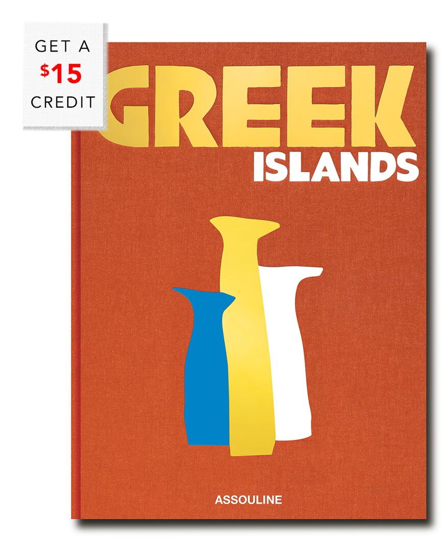 Assouline Greek Islands By Chrysanthos Panas With $15 Credit In Orange