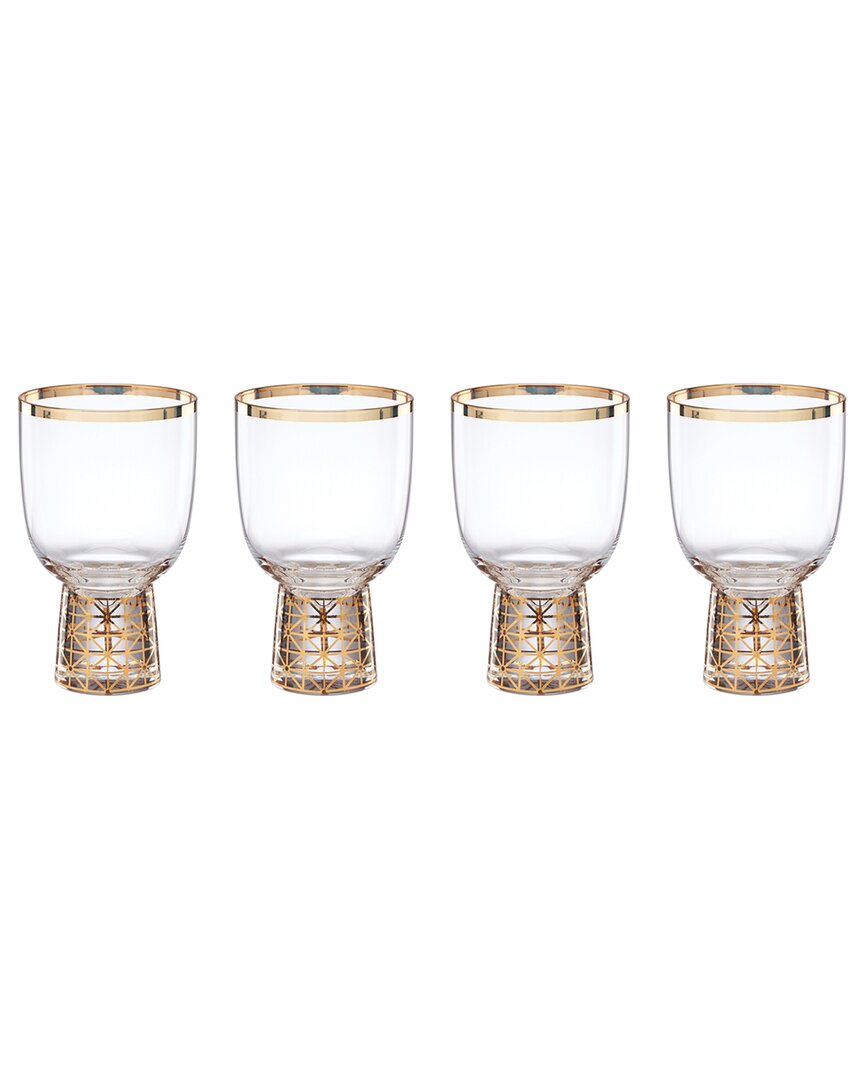 Lenox Set Of 4 Tuscany Classics Frost Wine Glasses