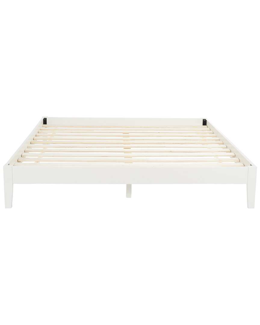 Shop Safavieh Couture Alyson Wood Bed Frame In White