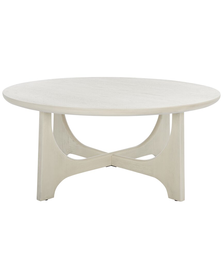 Safavieh Couture Sasha Wood Coffee Table In White