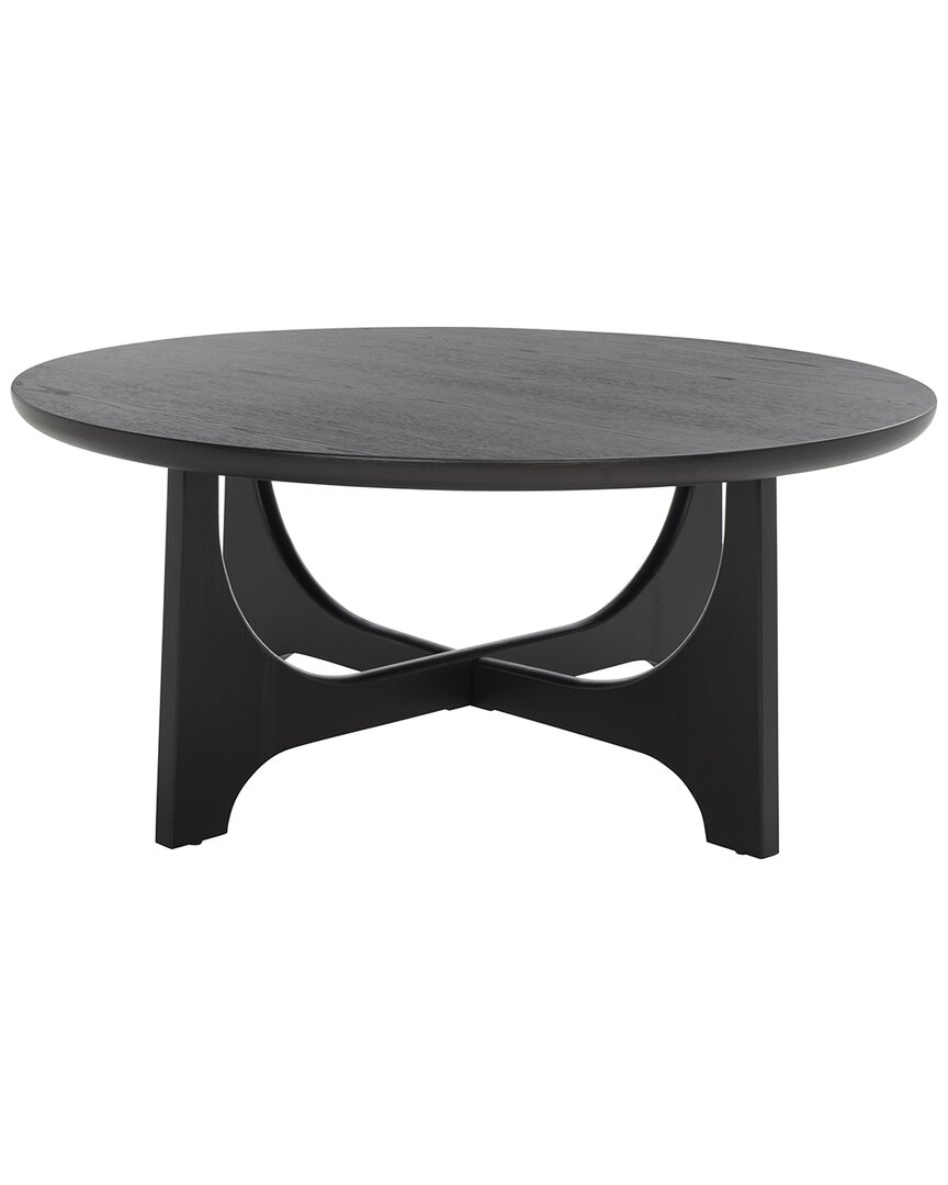 Safavieh Couture Sasha Wood Coffee Table In Black