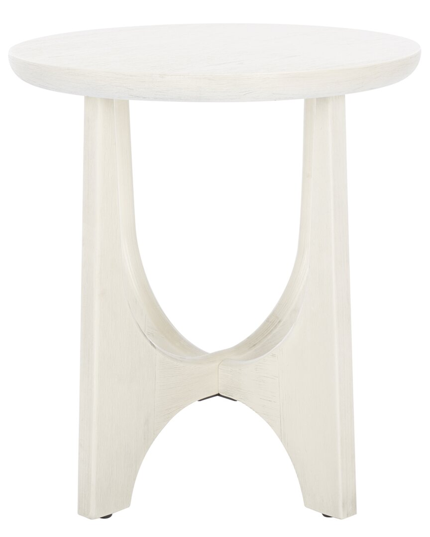 Safavieh Couture Sasha Wood Accent Table In White