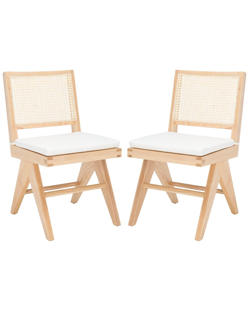Safavieh Couture Cody Rattan Dining Chair In Natural