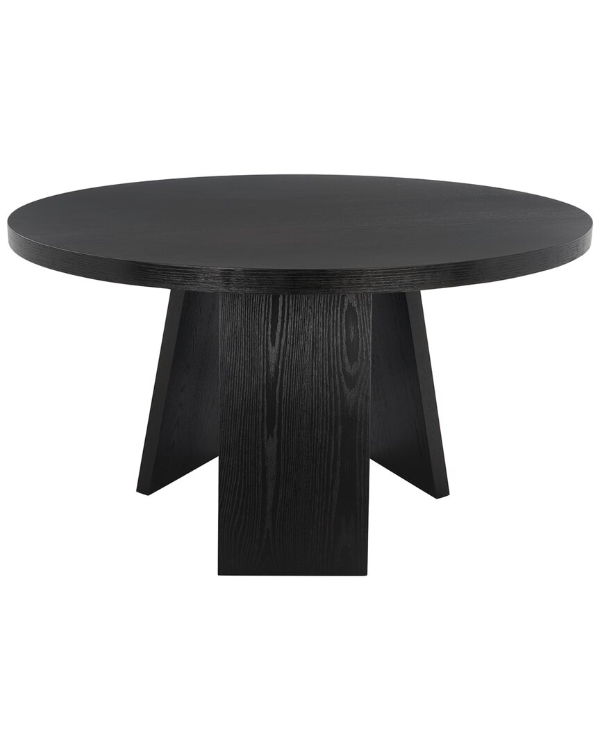 Safavieh Couture Julianna 54in Wood Dining Table In Black