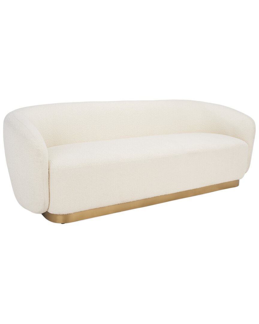 Safavieh Couture Bernard Boucle Sofa In Ivory