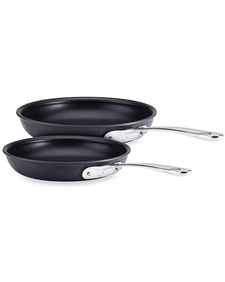 All-clad B1 Nonstick 2pc Fry Pan Set In Black