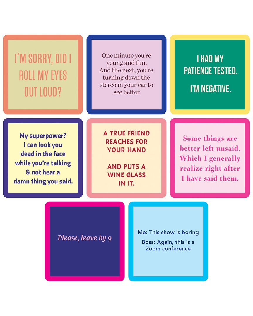 Drinks On Me Best Sellers Coaster Bundle 8-pack In Multi