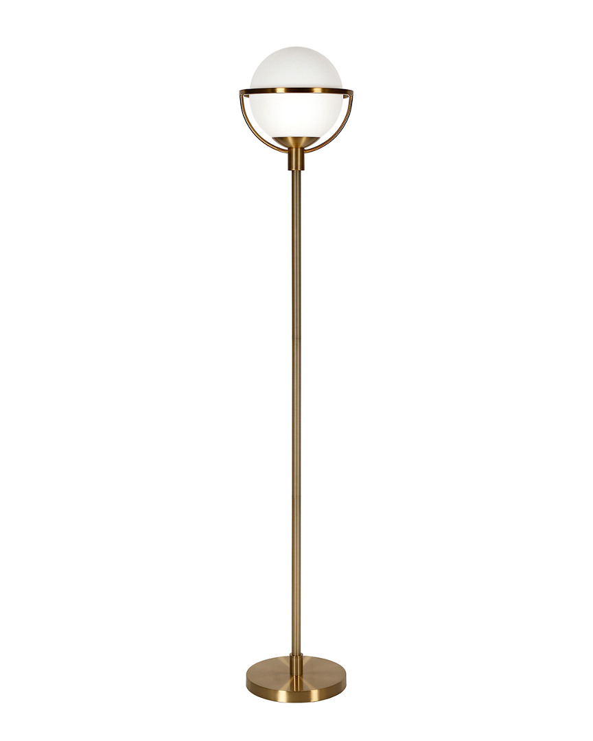 Abraham + Ivy Cieonna Brass Globe & Stem Floor Lamp