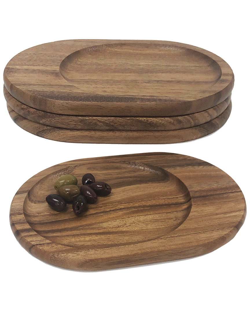 Woodard & Charles Set Of 4 Cocktail Serving Trays
