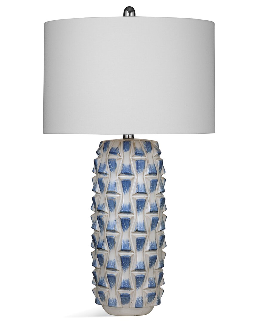 Bassett Mirror Stones Table Lamp In Blue