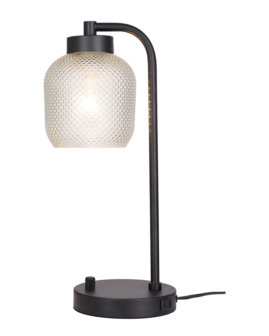 Kenroy Home Prismatic 1-light Desk Lamp In Brown