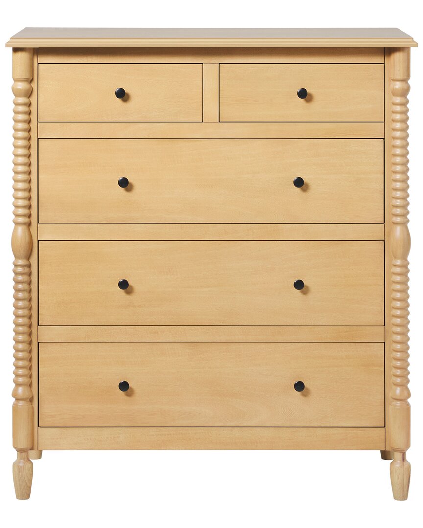 WALKER EDISON WALKER EDISON VIVIENNE WALKER EDISON EZ ASSEMBLY ™ PREMIUM SOLID WOOD SPINDLE  5-DRAWER DRESSER