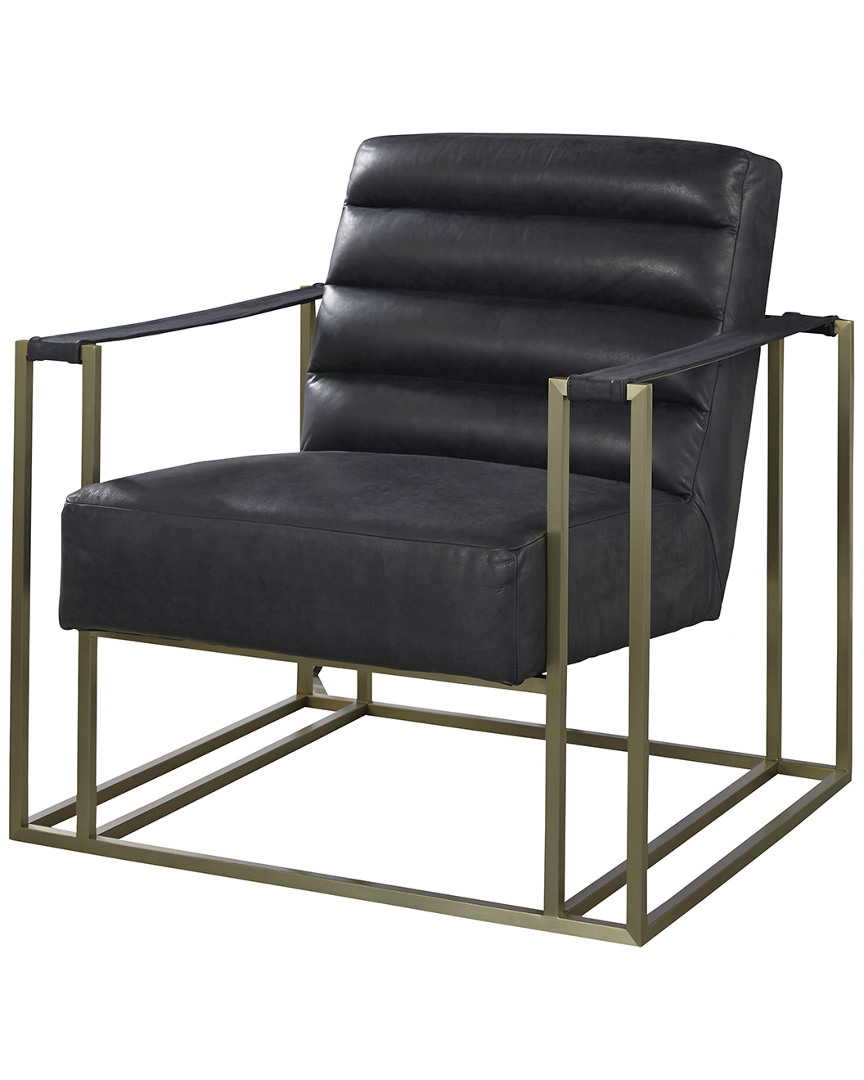 Universal Furniture Curated Jensen Accent Chair-black Leather