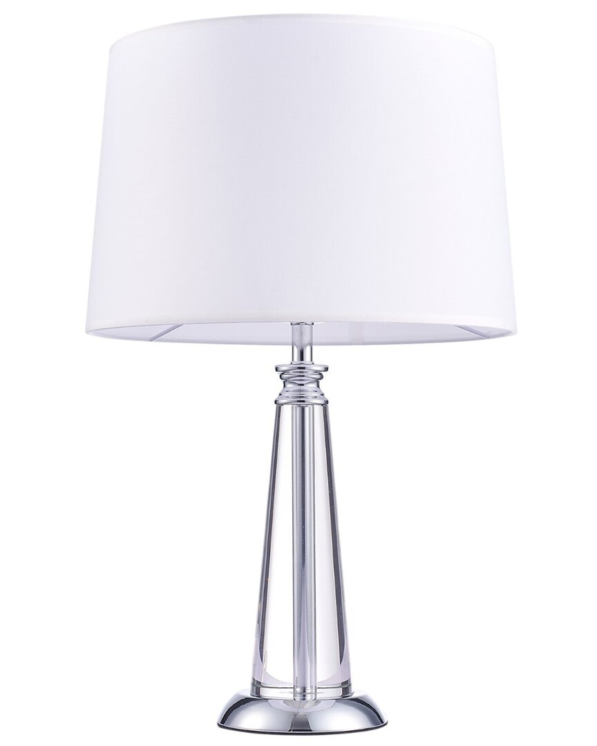 Pasargad Home Canova Table Lamp In White