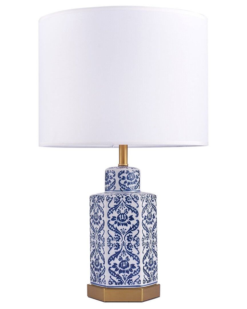 Pasargad Home Destro Table Lamp In White