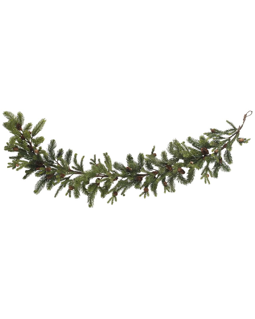 Nearly Natural 60in. Pine & Pinecone Garland In Green