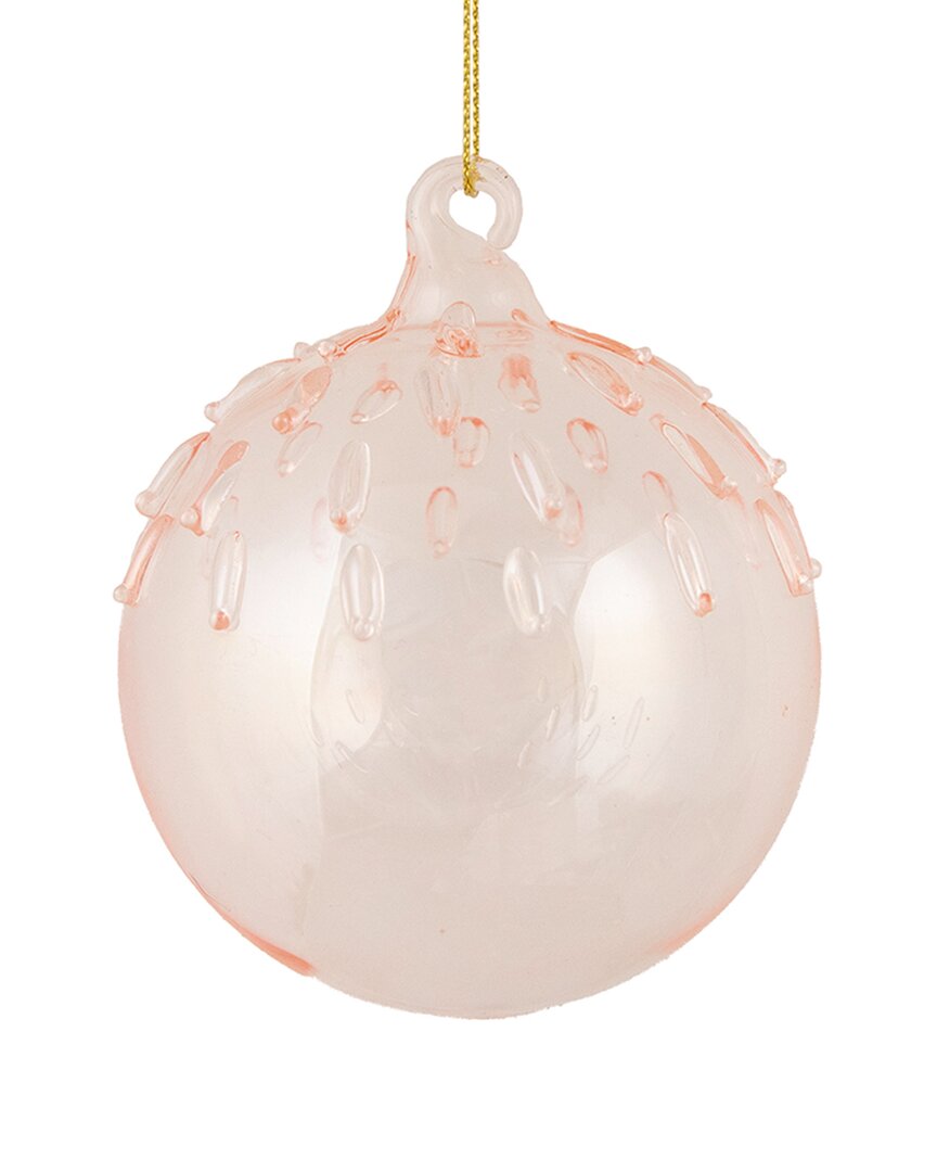 Shop Northern Lights Northlight 3in Pink Iridescent Glass Christmas Ball Ornament